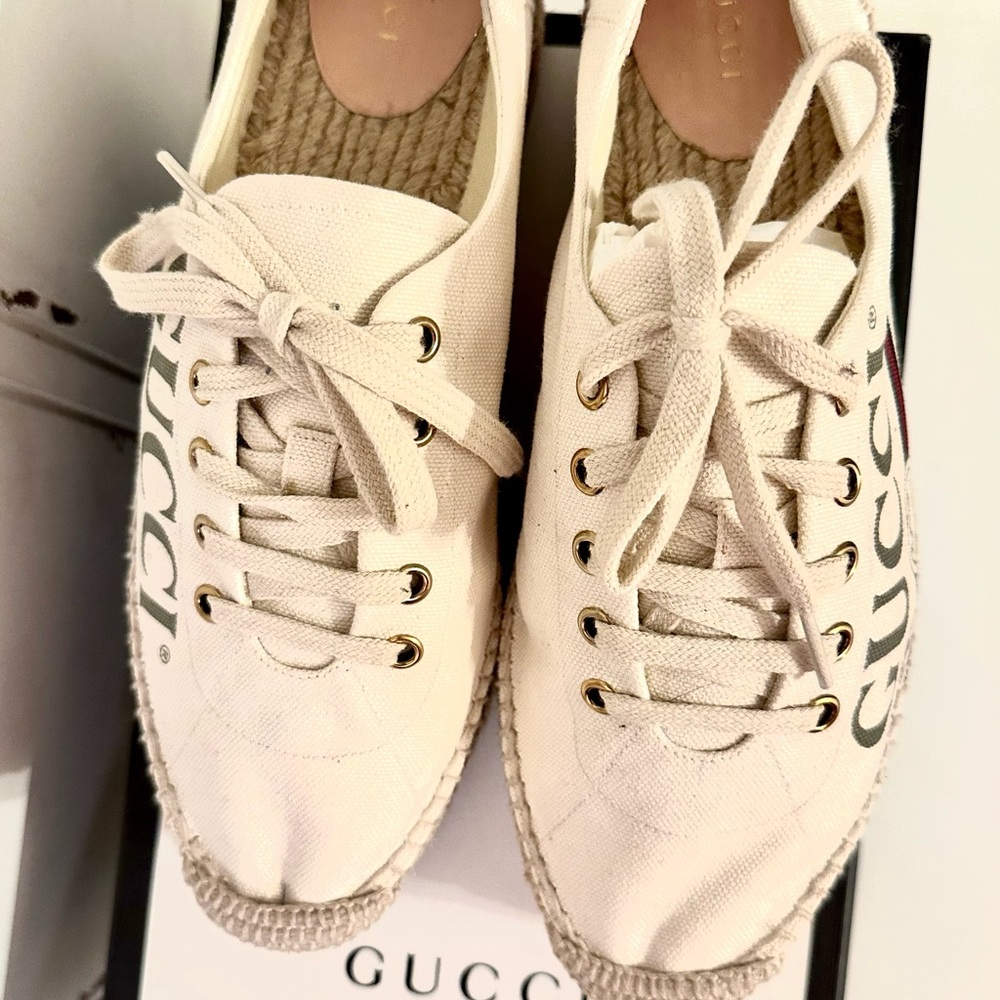 Authentic Gucci Platform Espadrilles - image 6